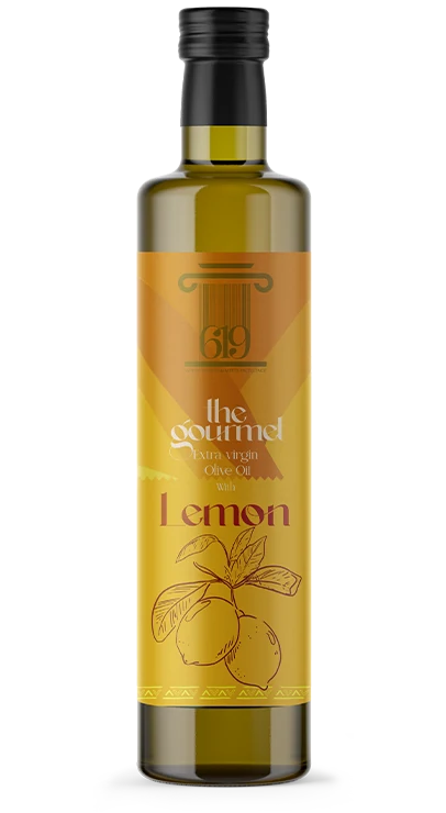 The Gourmet extra virgin olive oil with lemon